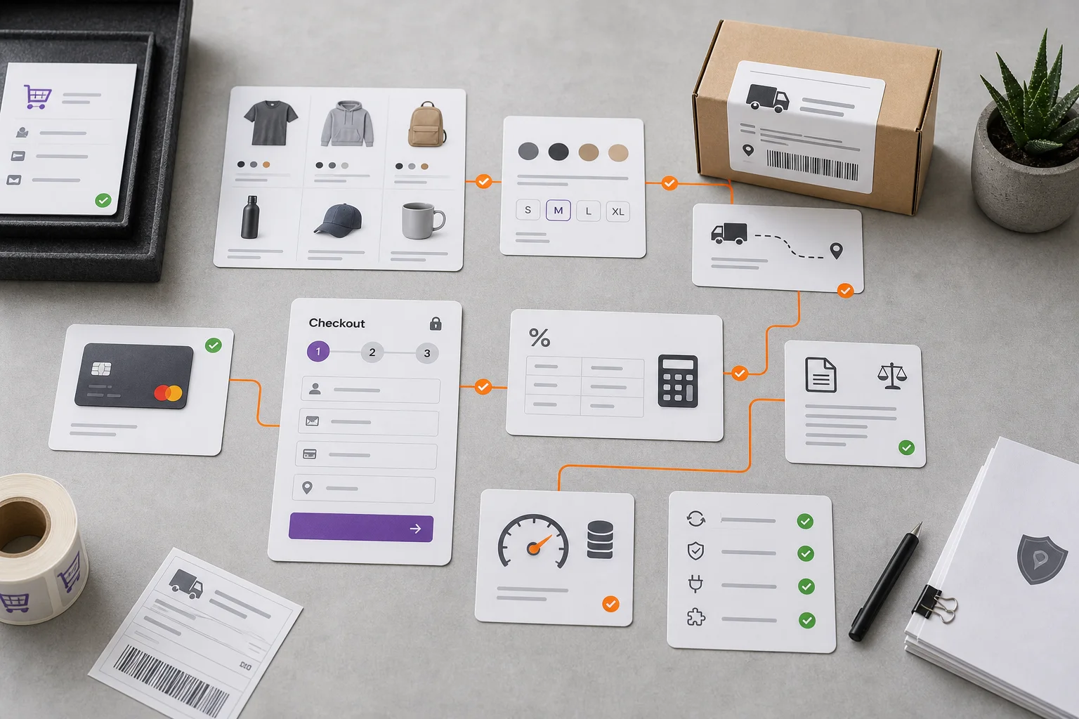 WooCommerce-Shop Aufbau mit Produkten, Varianten, Checkout, Zahlung, Versand, Steuer und Performance