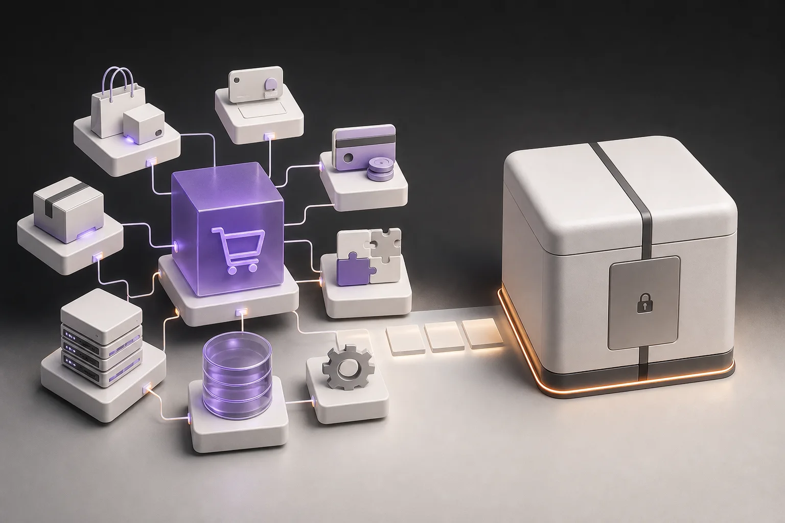 WooCommerce im Vergleich zu geschlossenen Shop-Systemen mit modularer Kontrolle über Hosting, Daten, Checkout und Integrationen