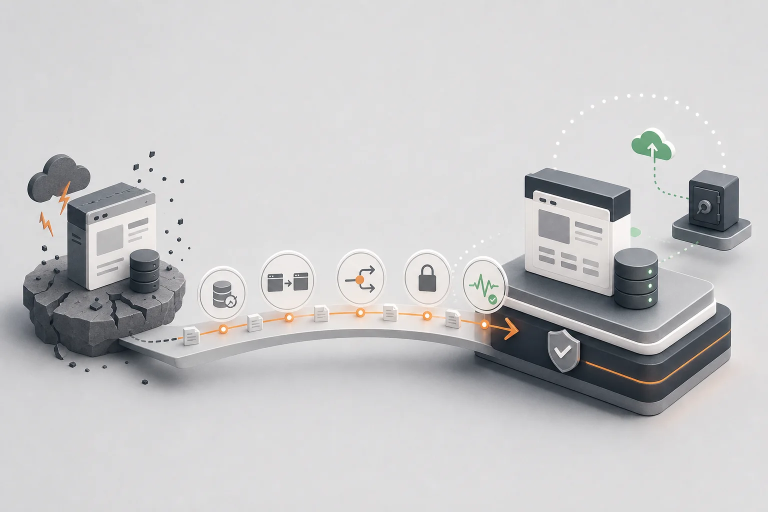 WordPress Hosting Migration ohne Downtime mit DNS-Umstellung, Staging und Monitoring